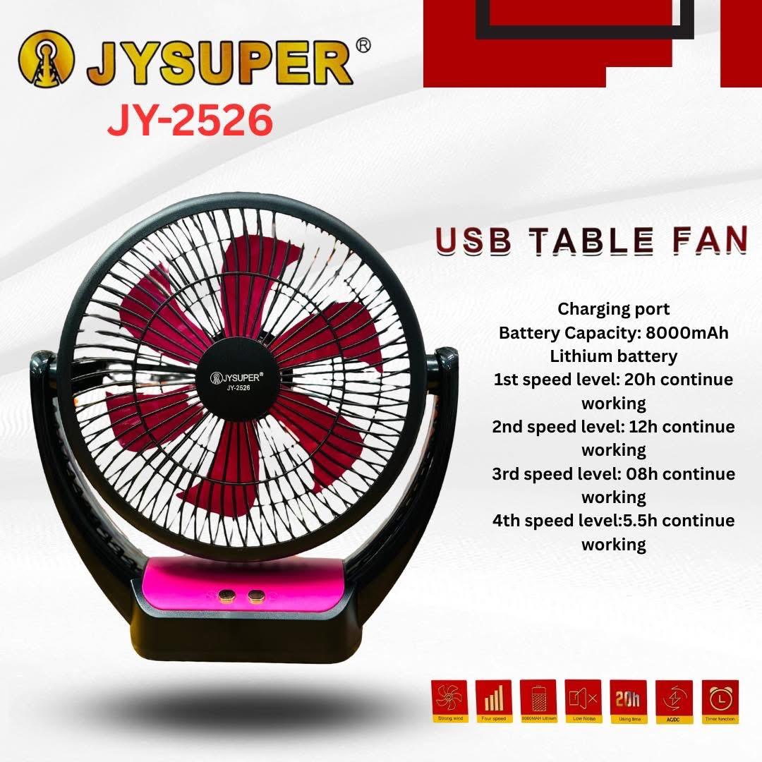 Jysuper USB Table Fan
